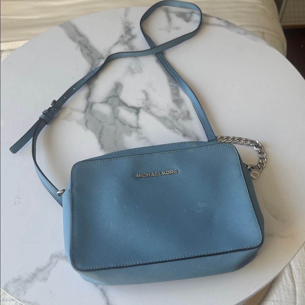 Michael Kors Light Blue Shoulder Bag